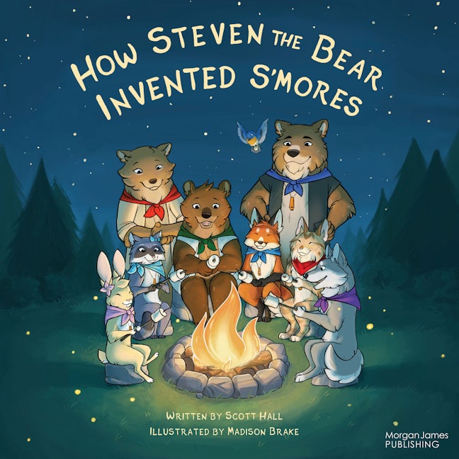 Book cover image for How Steven the Bear Invented S’mores ISBN: 9781631955013
